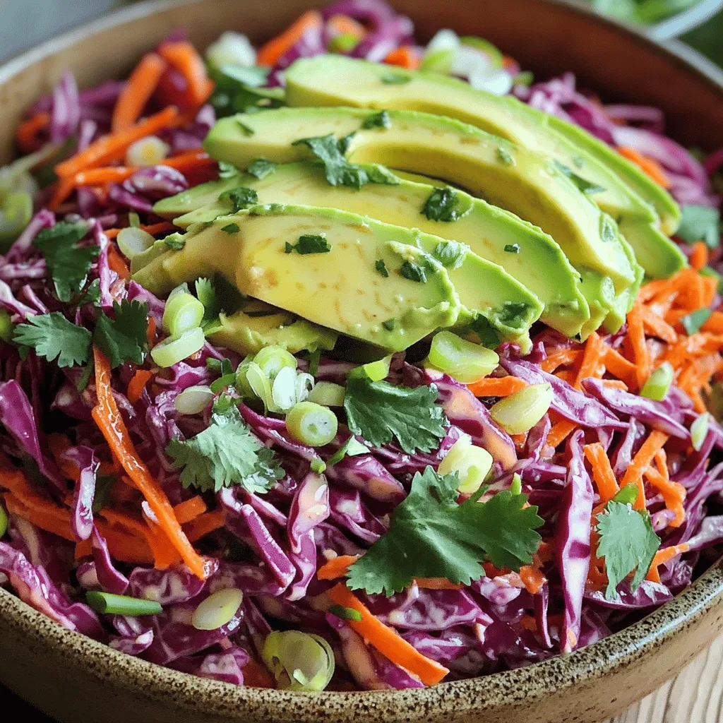 Red Cabbage Slaw Fresh and Crunchy Salad Recipe