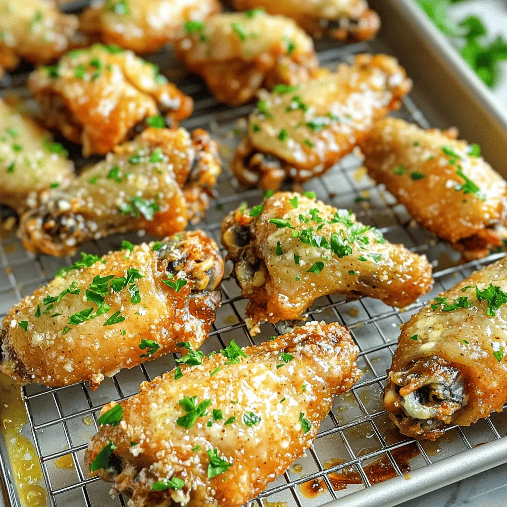 Crispy Garlic Parmesan Wings Irresistible and Flavorful