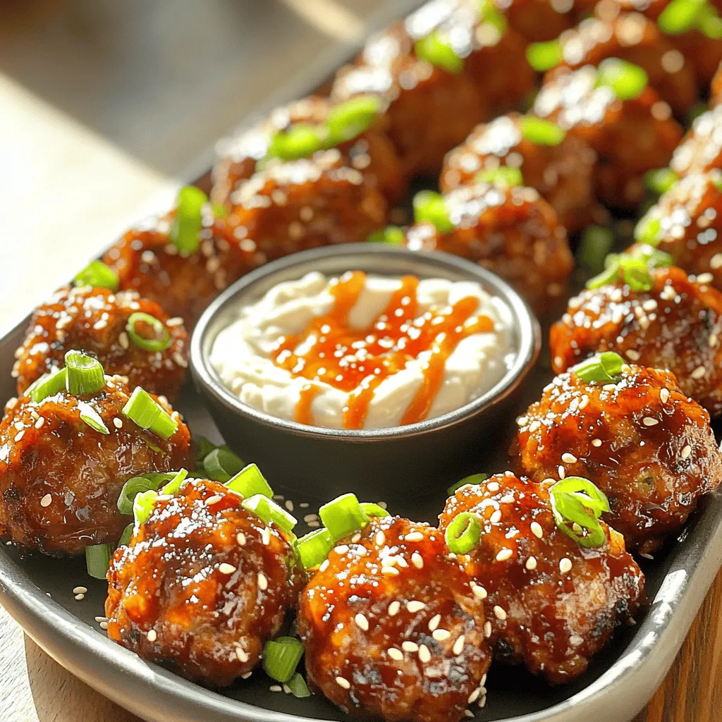 To make Korean BBQ meatballs, start with the right ingredients. For this recipe, you will need: