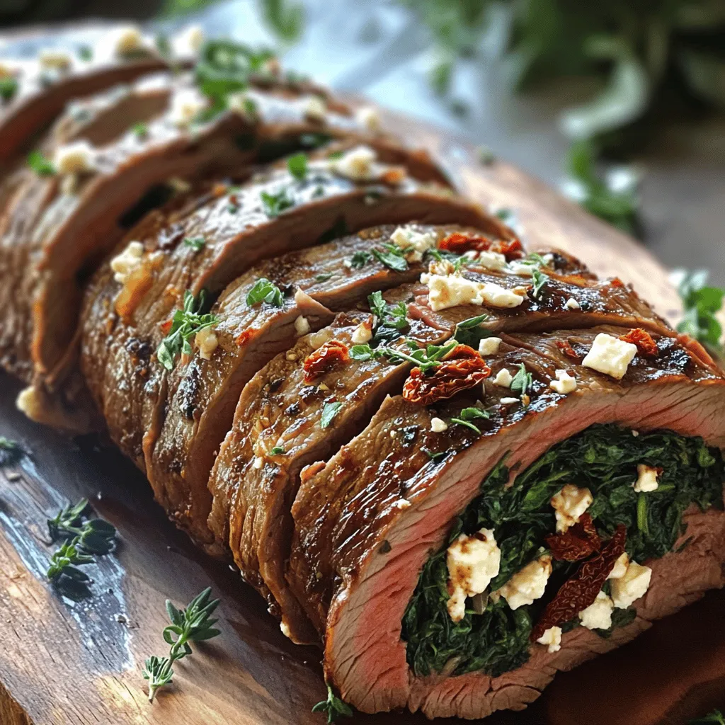 Flank Steak Roulade Delightful and Flavorful Feast