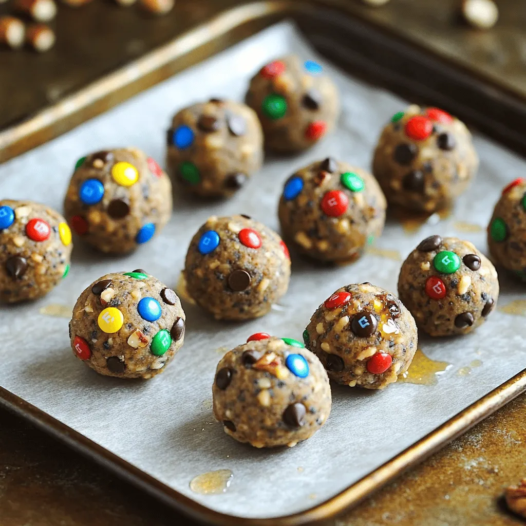 Monster cookie protein balls are a fun and tasty snack packed with protein. They mix oats, nut butter, and a few sweet treats. This blend makes them a great choice for anyone looking for a protein-packed snack. The sweet taste and chewy texture make them feel like a treat, not just a healthy snack.