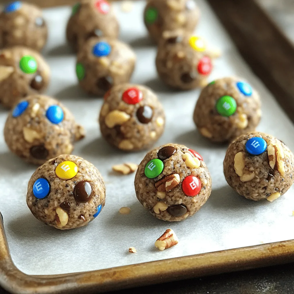 Monster Cookie Protein Balls Tasty and Healthy Treat