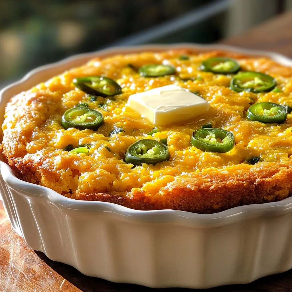 Cheddar Jalapeño Cornbread Tasty and Simple Recipe