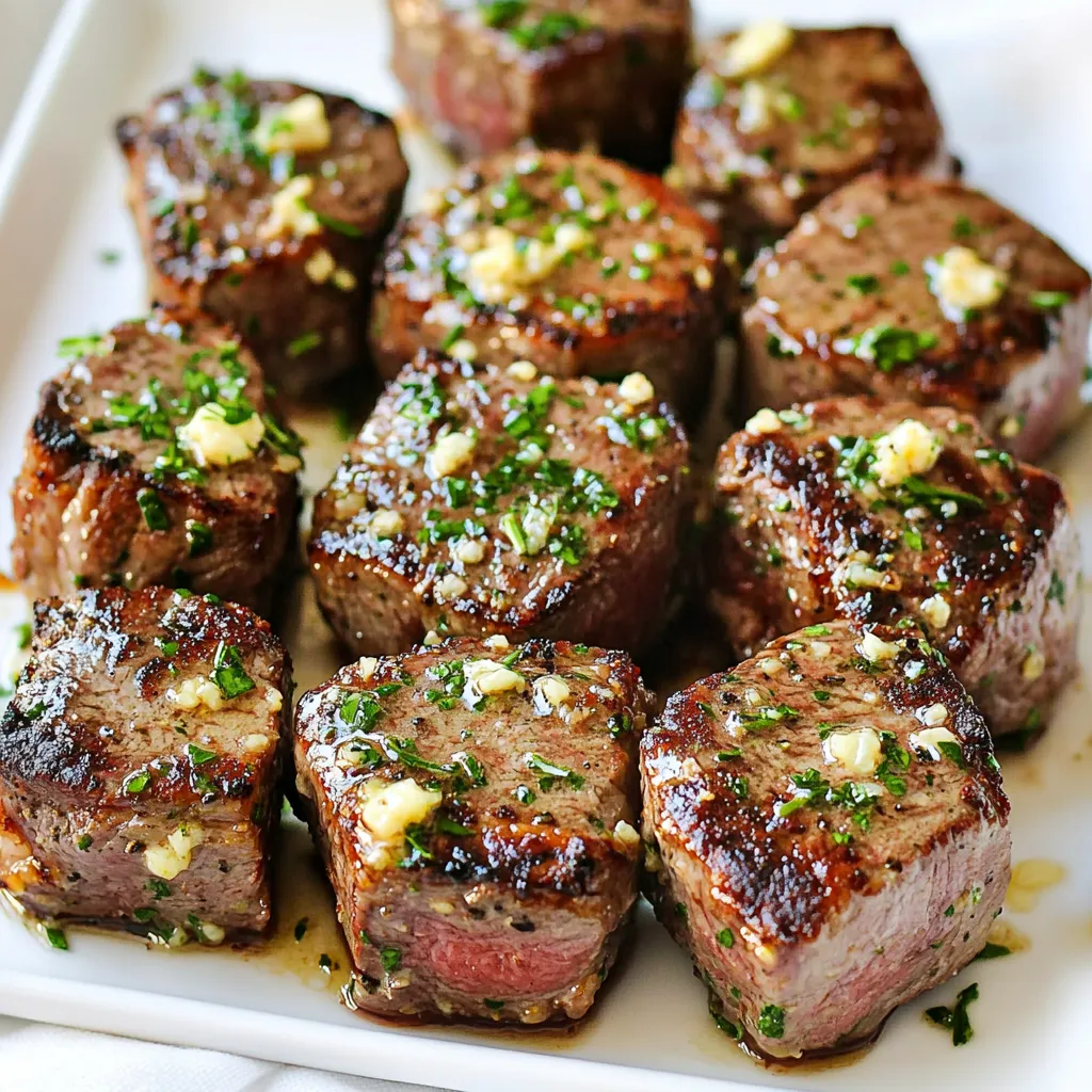 Garlic Butter Steak Bites Air Fryer Flavorful Treat