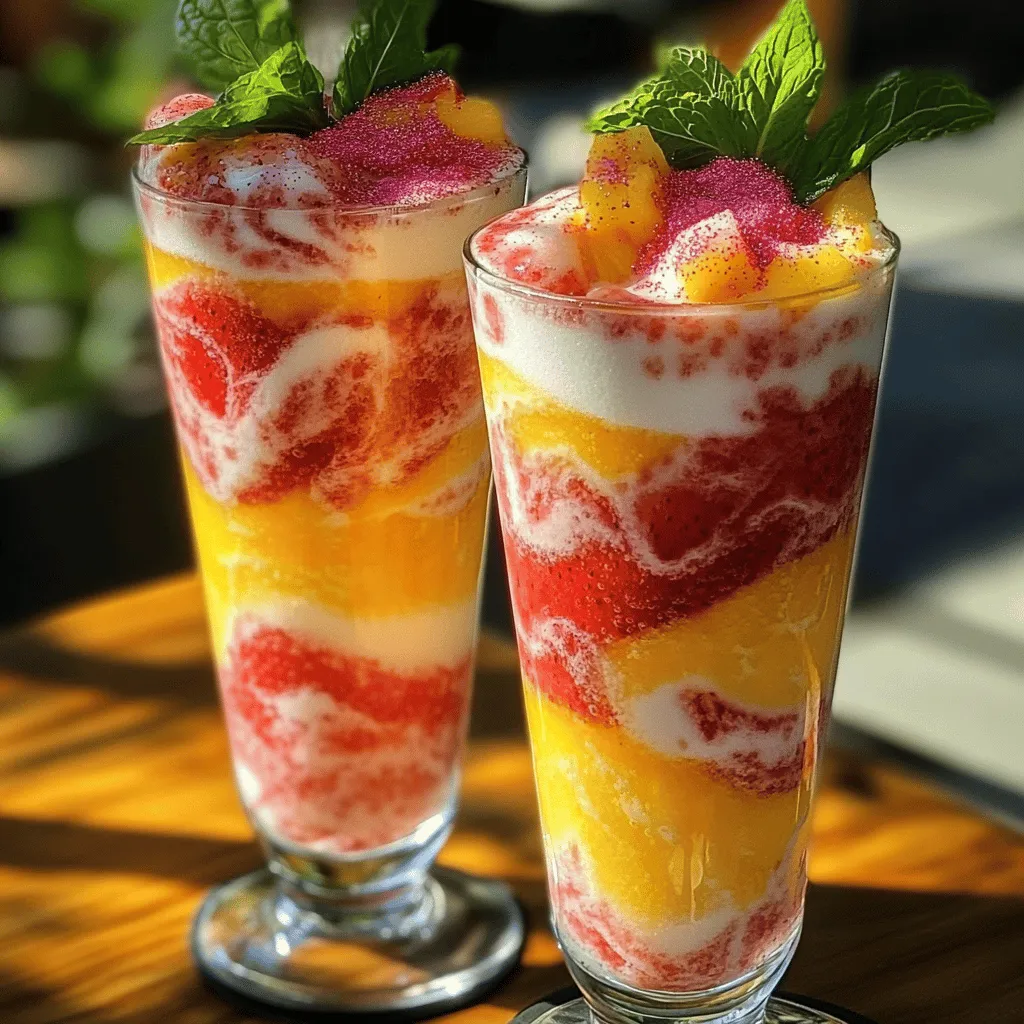 To make a Pink Flamingo Colada, you need a few key ingredients. These ingredients create a tasty and smooth drink.