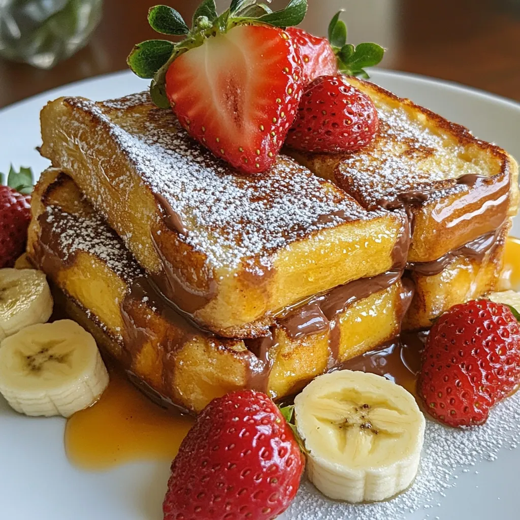 Nutella Stuffed French Toast Irresistible Breakfast Treat