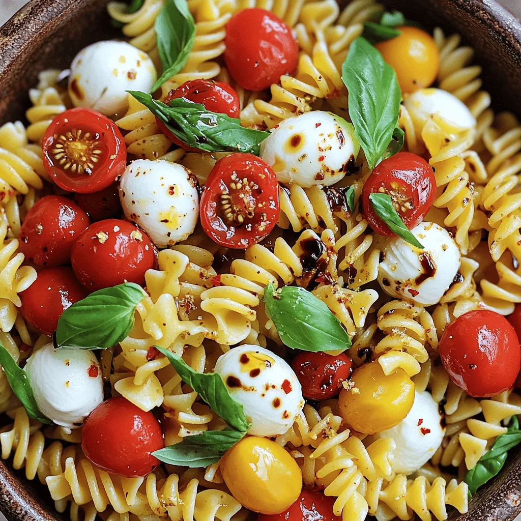 Caprese Pasta Salad Fresh and Flavorful Recipe