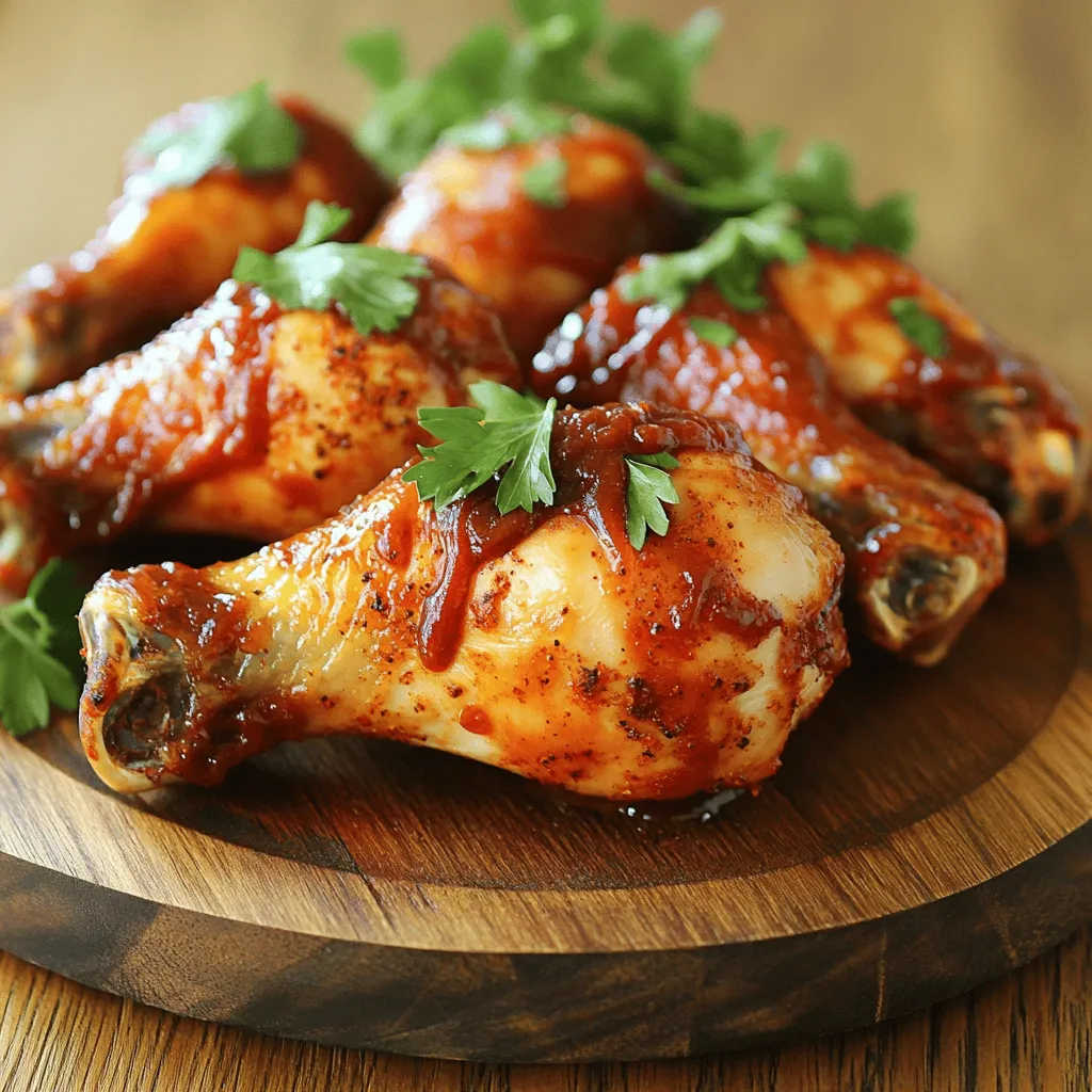 Baked BBQ Chicken Drumsticks Tasty and Simple Meal