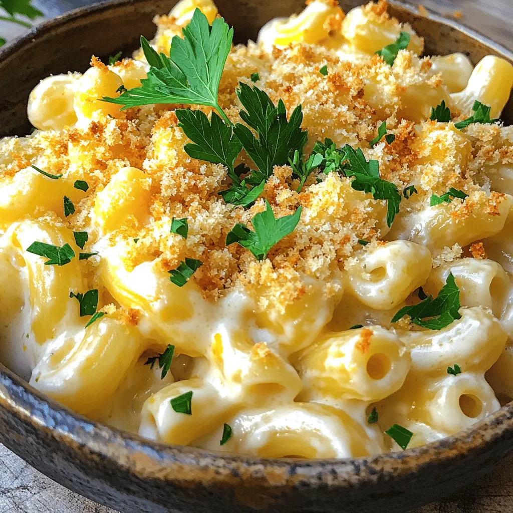 This easy baked macaroni and cheese recipe is a true comfort food. It has rich flavors and a creamy texture that makes it stand out. You will love how simple it is to make. The recipe calls for basic ingredients, yet it delivers a gourmet taste.