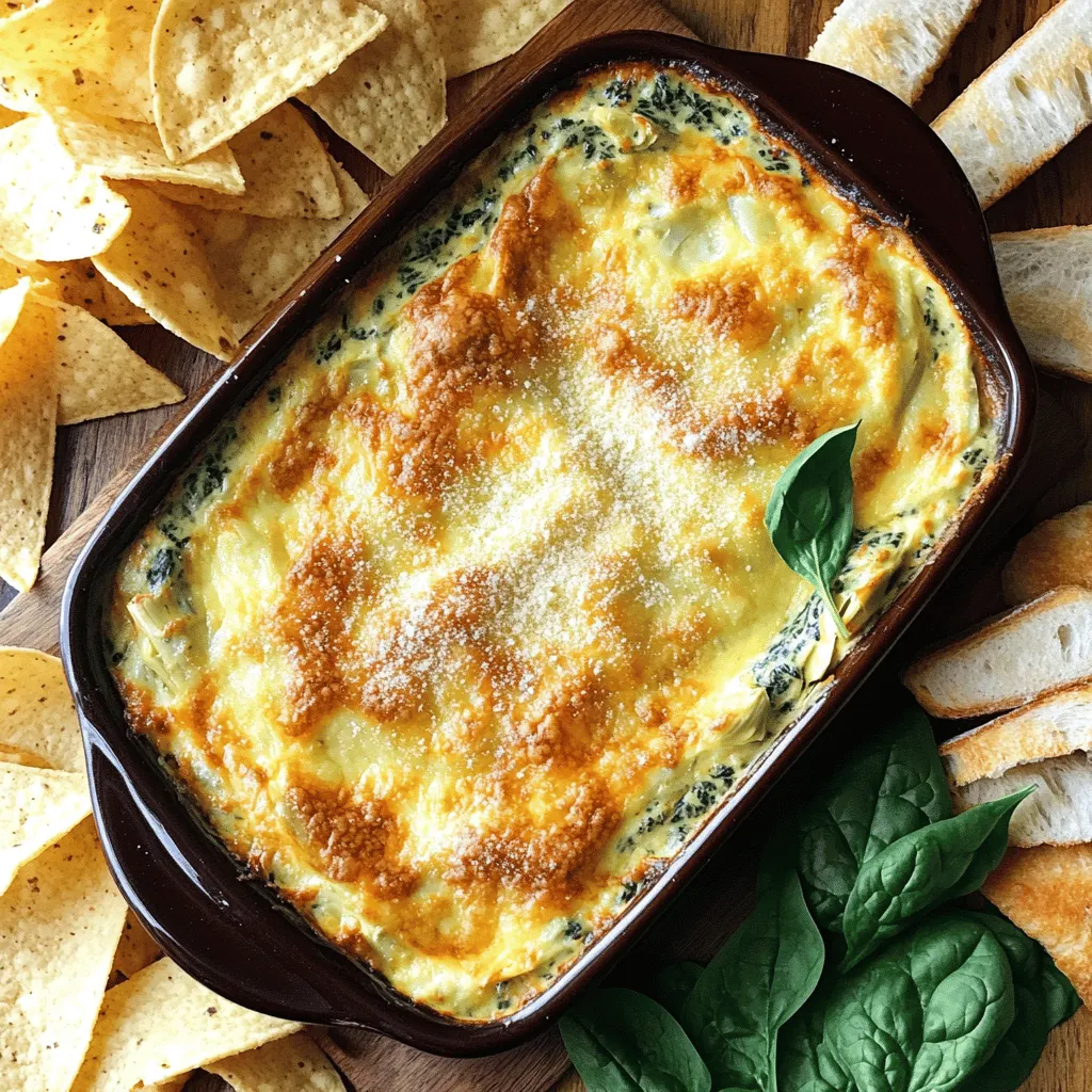 Creamy Spinach Artichoke Dip Irresistible Party Snack