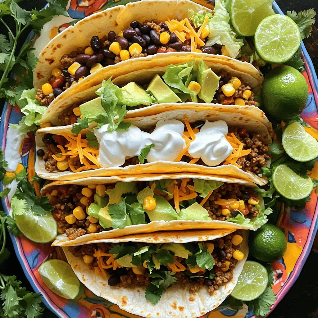 Taco night is fun and simple. You can make easy taco recipes that everyone loves. One great choice is the Fiesta Taco Extravaganza. This dish is quick and tasty. You can serve it to a crowd, too.