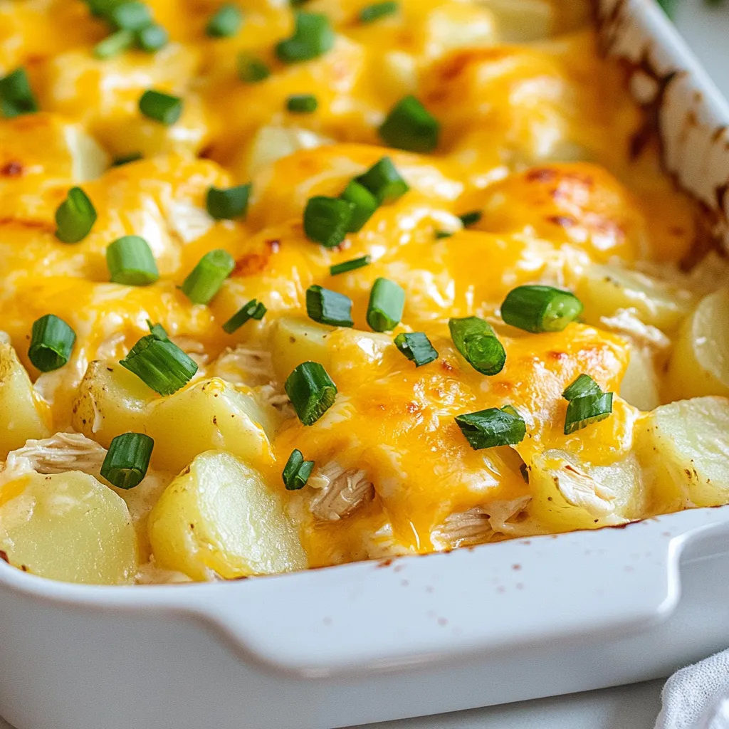 Buffalo Chicken Potato Bake Flavorful Comfort Dish