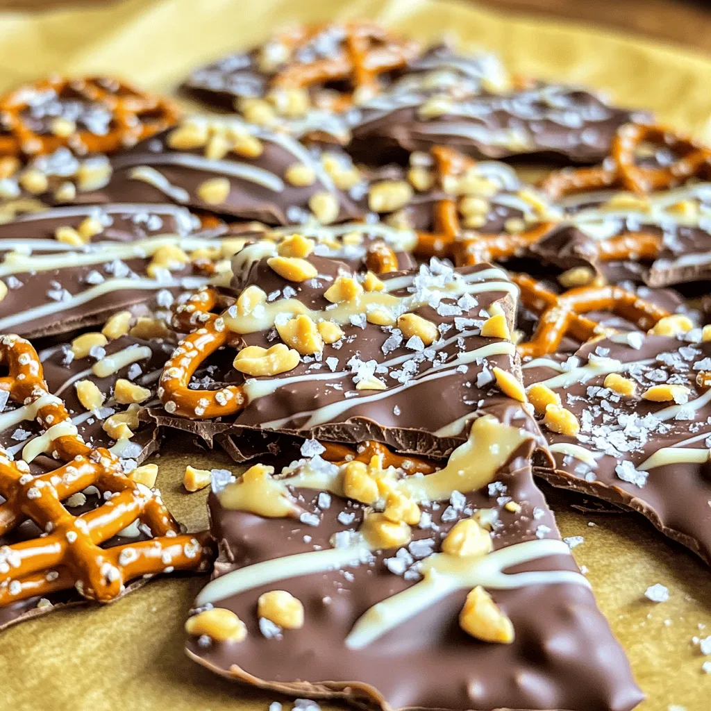Chocolate Covered Pretzel Bark Easy and Tasty Treat