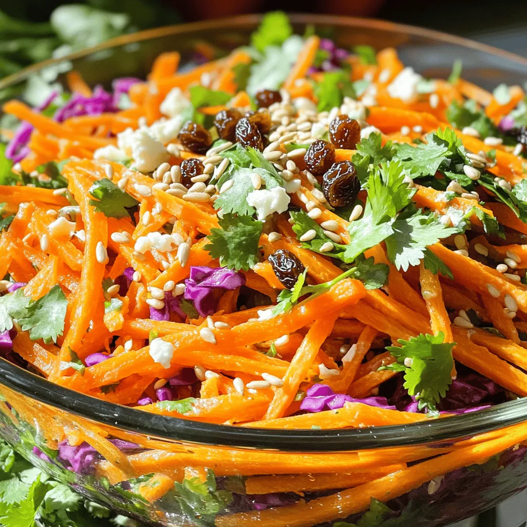 Crunchy Bistro Carrot Salad Fresh and Flavorful Mix