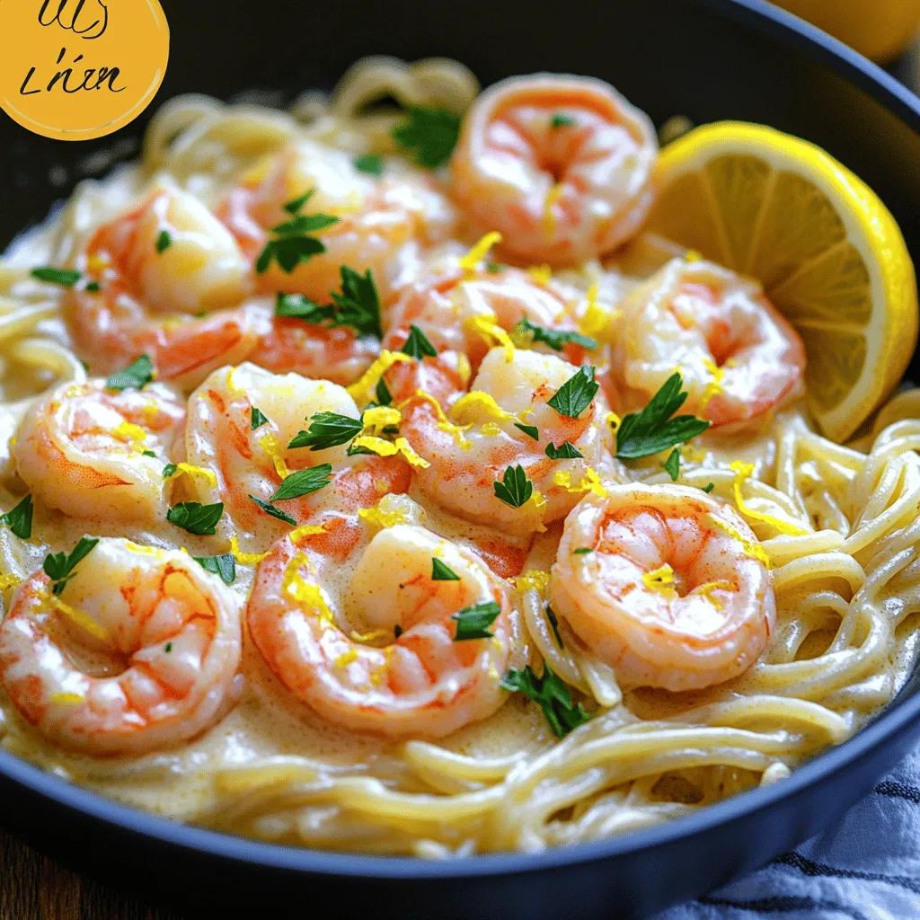 Creamy Lemon Garlic Shrimp Skillet Delightful Recipe