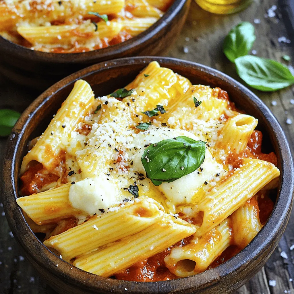 Cheesy Butter Pizza Pasta Recipe for Quick Dinner