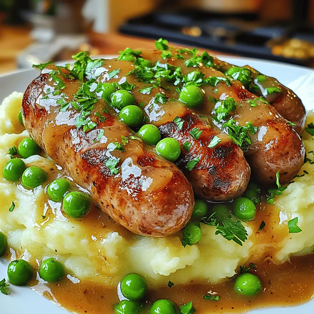 Bangers and Mash Comfort Food for Cozy Nights