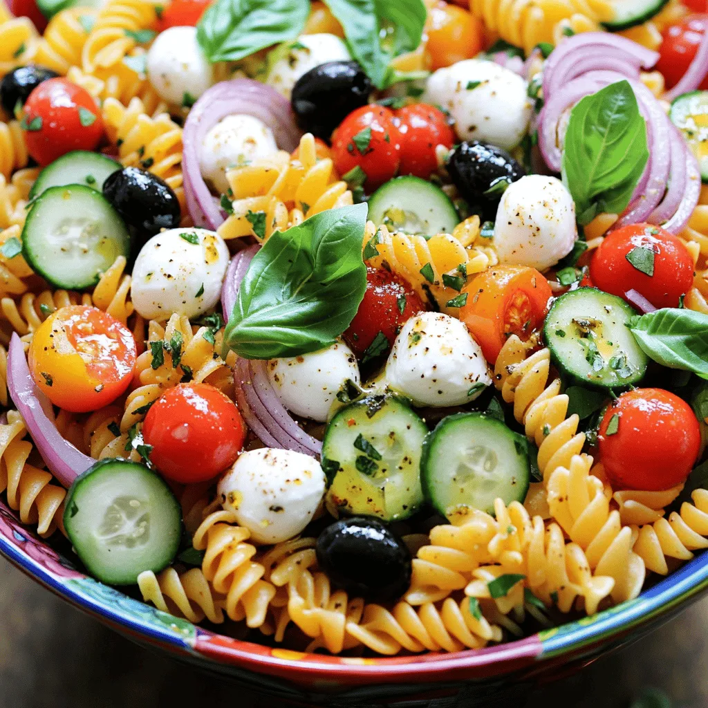 Italian pasta salad is a favorite for summer. You can mix flavors and colors for a fun dish. The best Italian pasta salad recipes often use simple and fresh ingredients. Some classic recipes include rotini, cherry tomatoes, cucumbers, and olives. These ingredients create a vibrant look and taste.