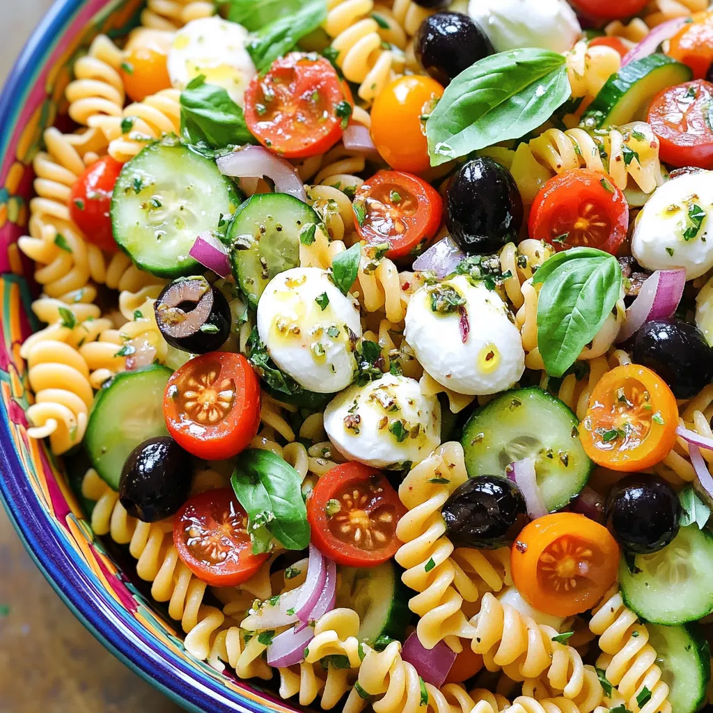 Best Italian Pasta Salad Delightful Summer Dish