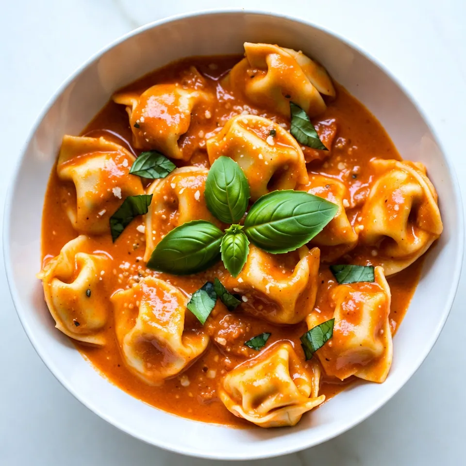 Creamy Tomato Basil Tortellini Simple and Tasty Meal
