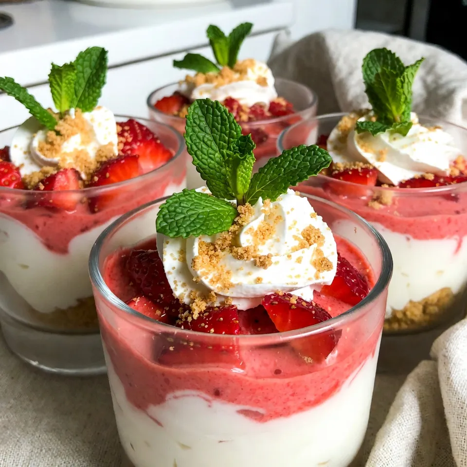 Strawberry Cheesecake Mousse Delightful and Simple Treat