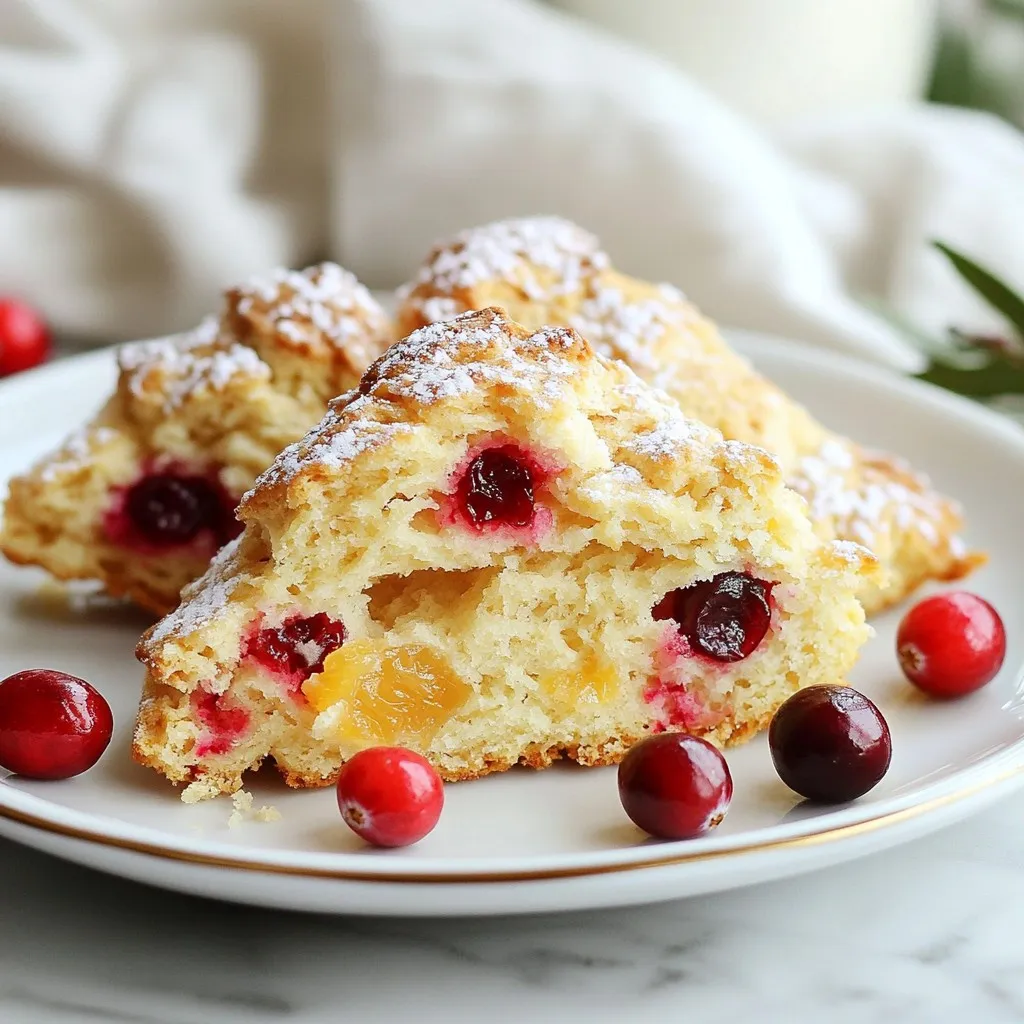Cranberry Orange Scones Tasty and Simple Recipe