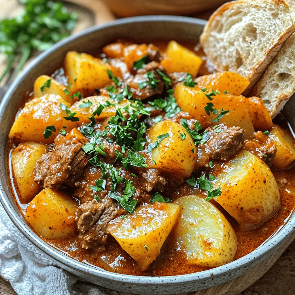 Saucy Hungarian Red Potato Goulash Flavorful Delight