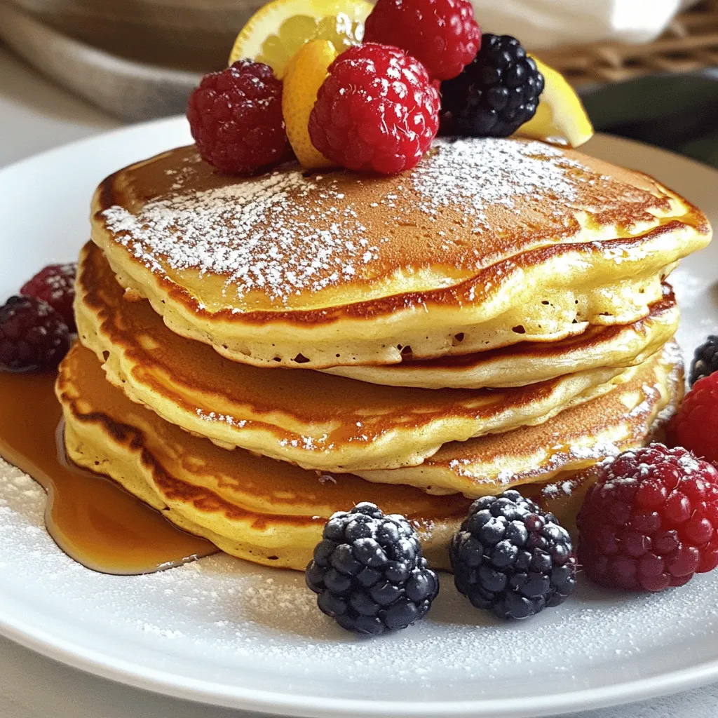 Lemon Ricotta Pancakes Fluffy and Delicious Recipe