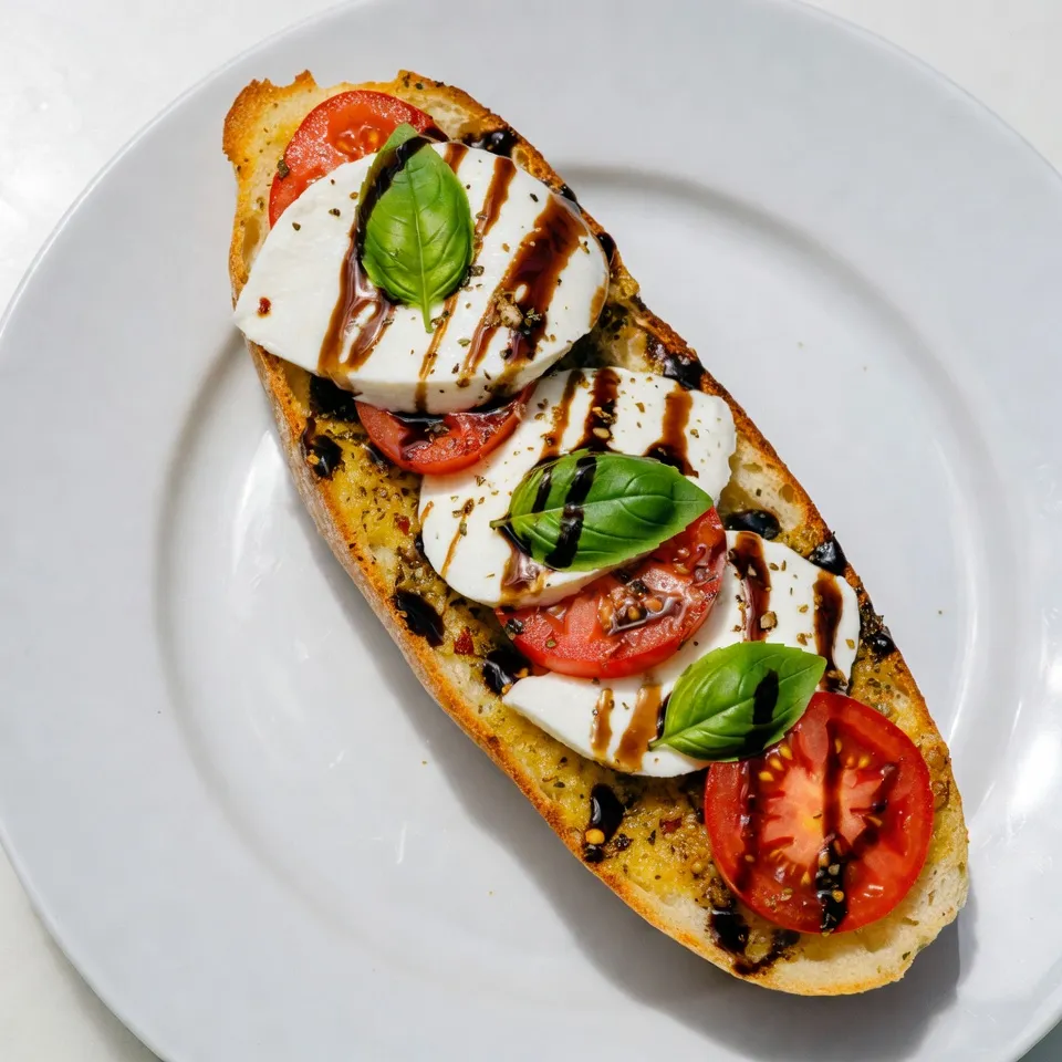 Caprese Garlic Bread with Fresh Taste Delight