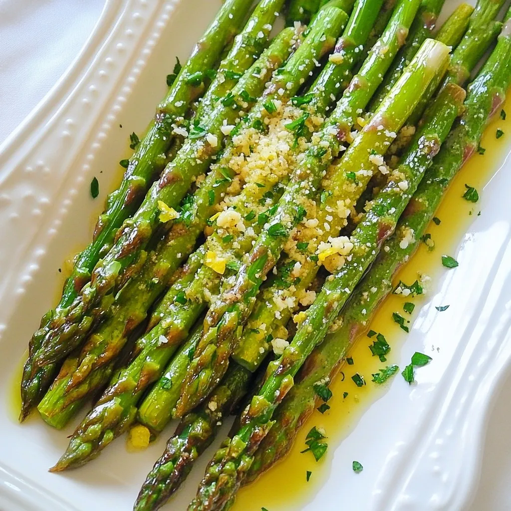 Lemon Garlic Roasted Asparagus Flavorful Side Dish