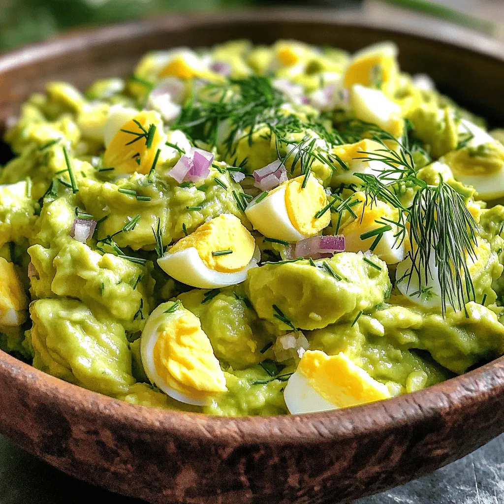 Easiest Avocado Egg Salad Quick and Tasty Recipe