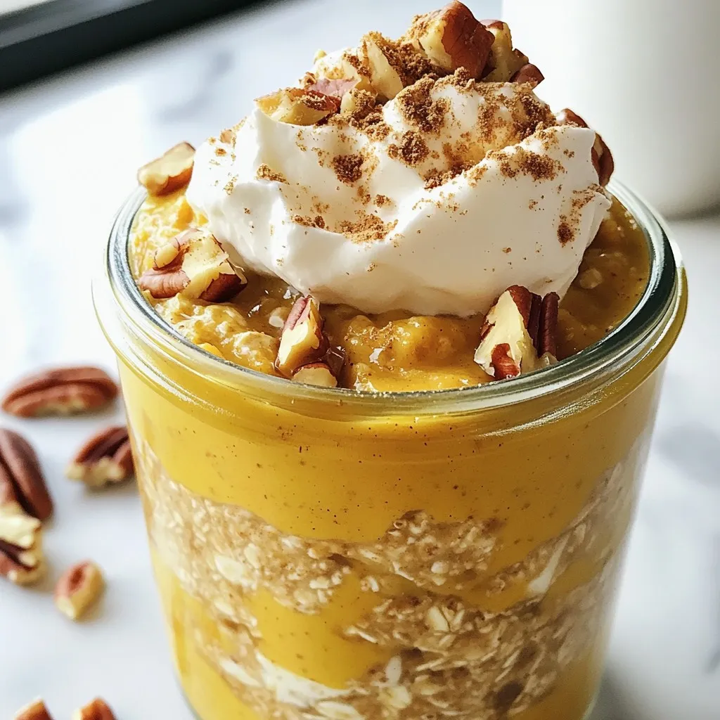 Pumpkin Pie Overnight Oats Tasty and Easy Recipe