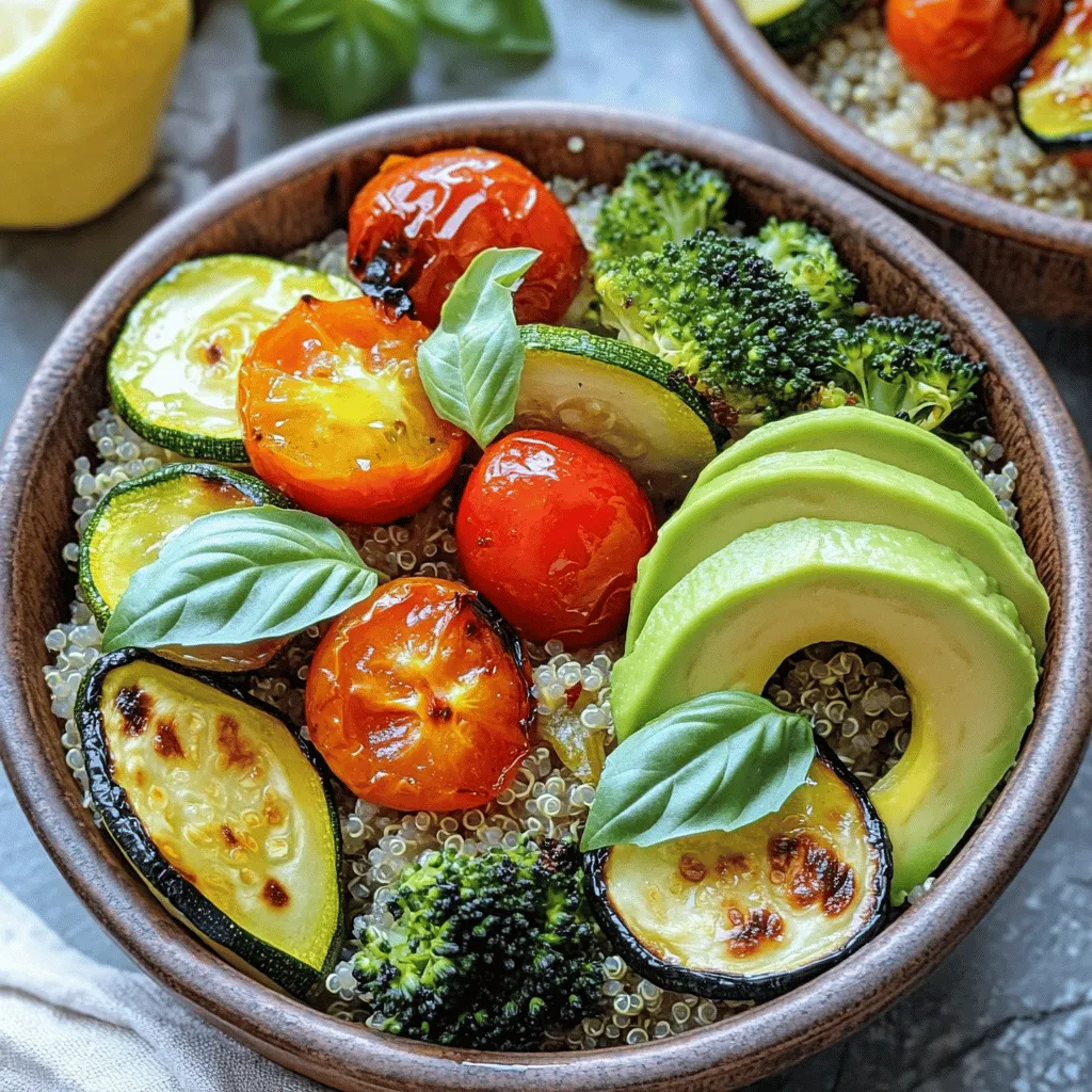 Roasted Vegetable Quinoa Bowl Nutritious and Flavorful
