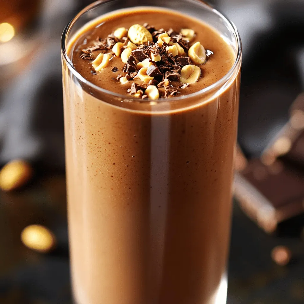 Chocolate Peanut Butter Smoothie Simple and Creamy Treat
