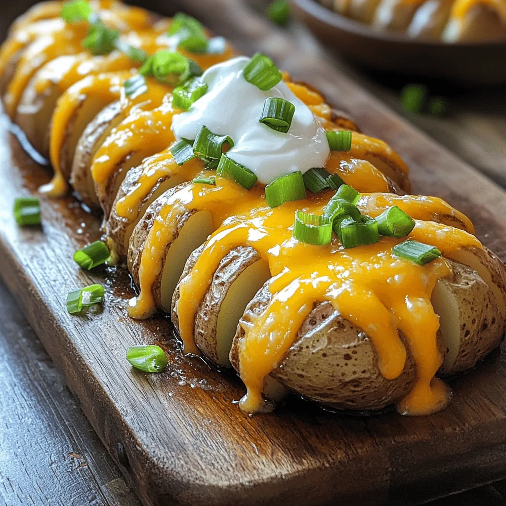 Cheesy Hasselback Potatoes Recipe Indulgent Side Dish