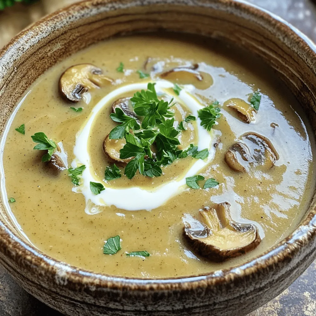 The cream of mushroom soup recipe offers rich flavor with simple ingredients. The main star is fresh mushrooms. You can use button, cremini, or a mix. Each type brings its own taste. I enjoy mixing them for depth.