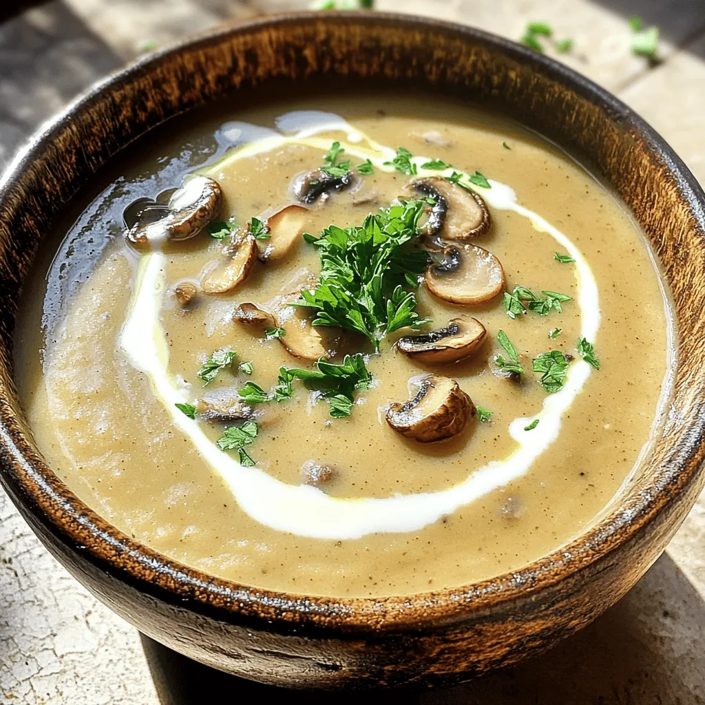 Cream of Mushroom Soup Simple and Savory Recipe
