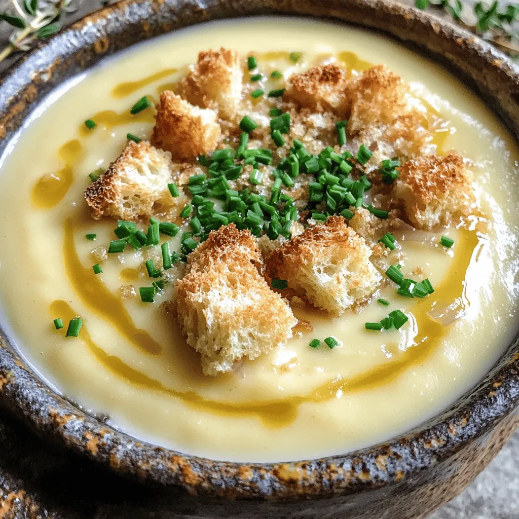 To make a cream of onion soup, you need simple ingredients. Here’s what you will need: