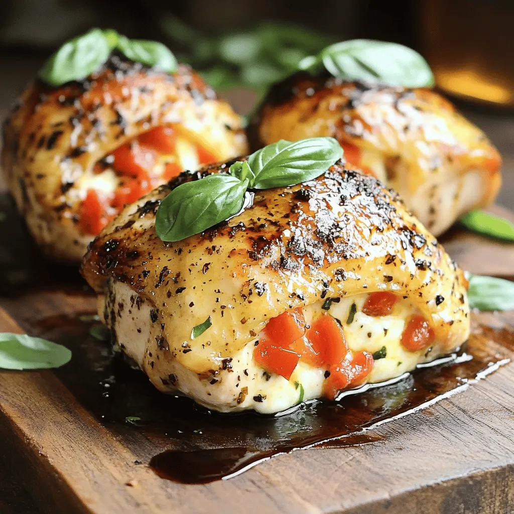 Caprese Stuffed Chicken Juicy and Flavorful Delight
