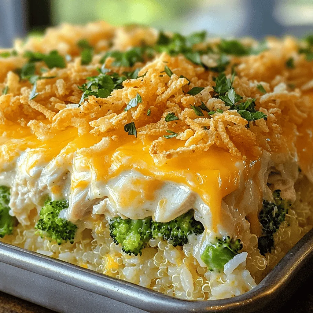 Cheesy Chicken Casserole Easy and Delicious Dish