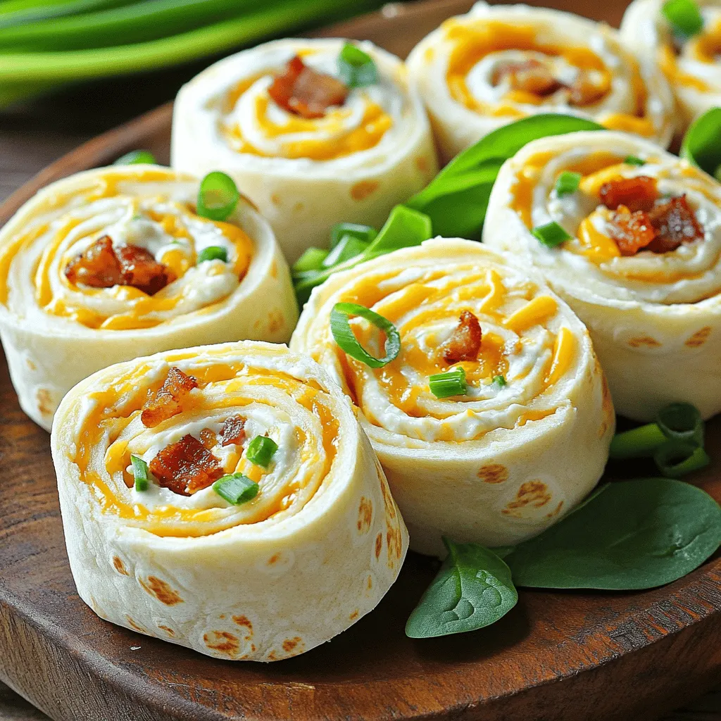 Savory Bacon Cheddar Ranch Pinwheels Easy Recipe