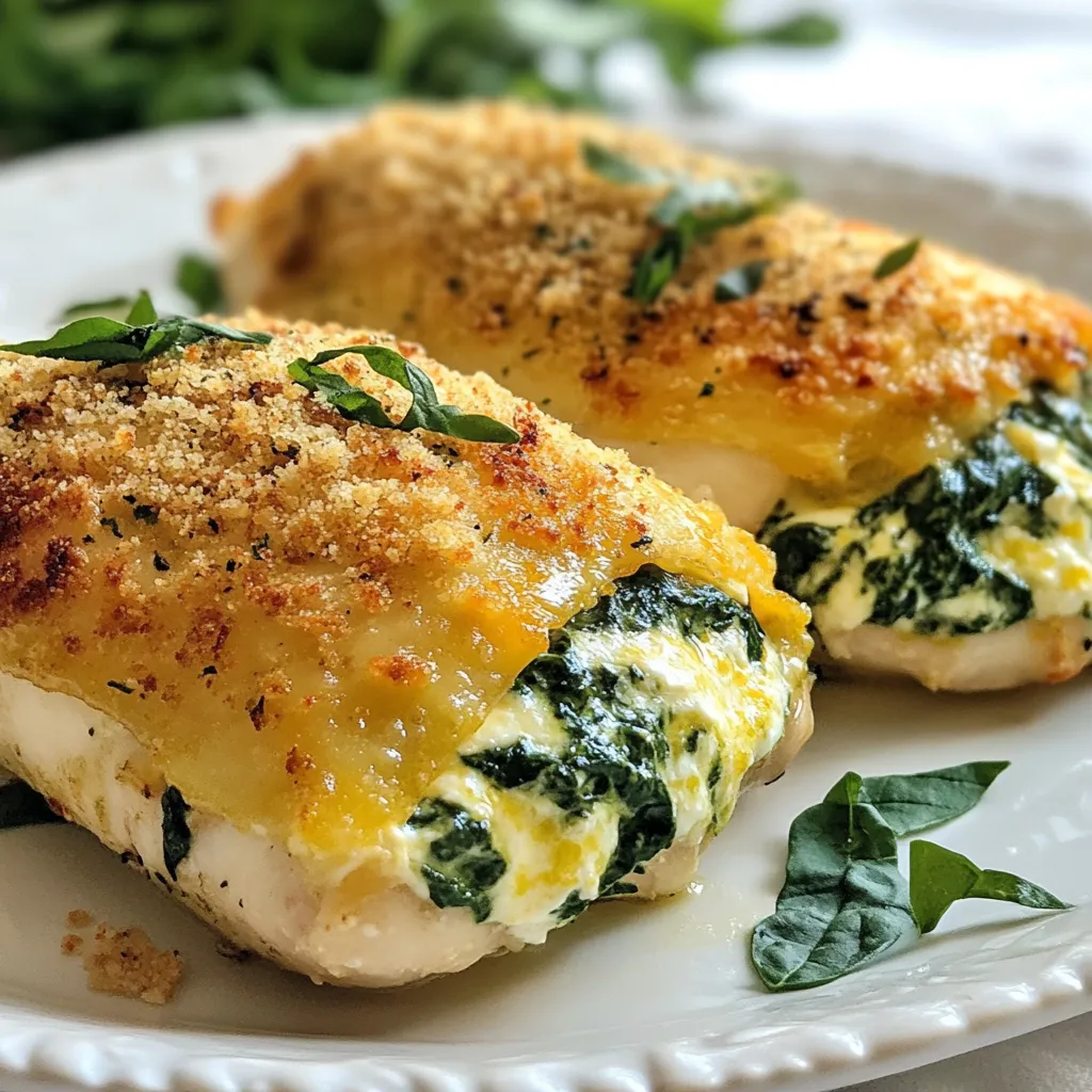 Spinach Feta Stuffed Chicken Breasts Savory Delight