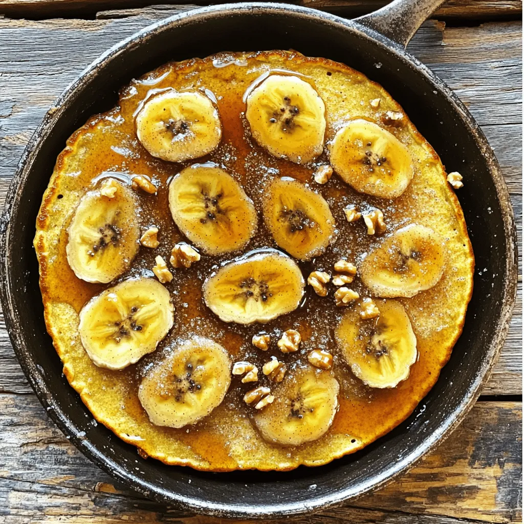 Caramelized Banana Pancake Skillet Delightful Recipe
