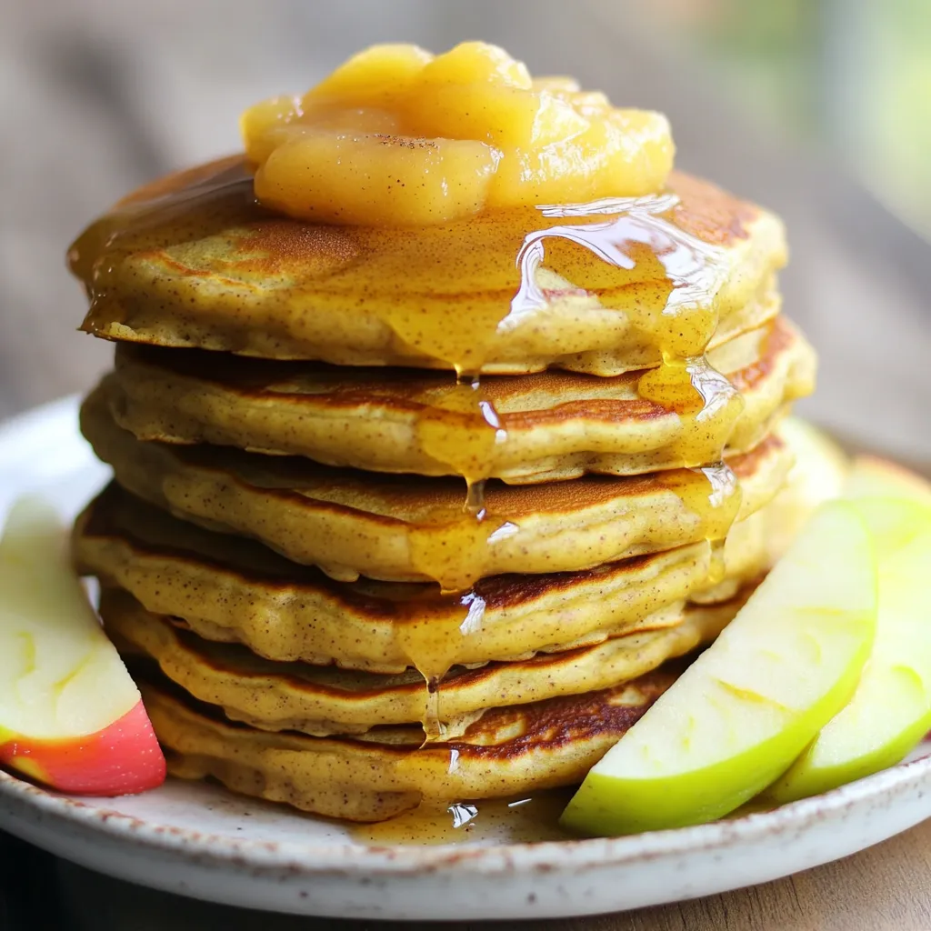 Apple Cinnamon Protein Pancakes Easy and Delicious Recipe