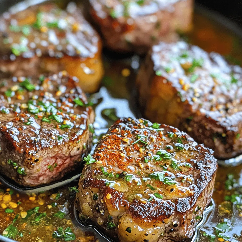 To make irresistible garlic butter steak bites, you need simple and fresh ingredients.