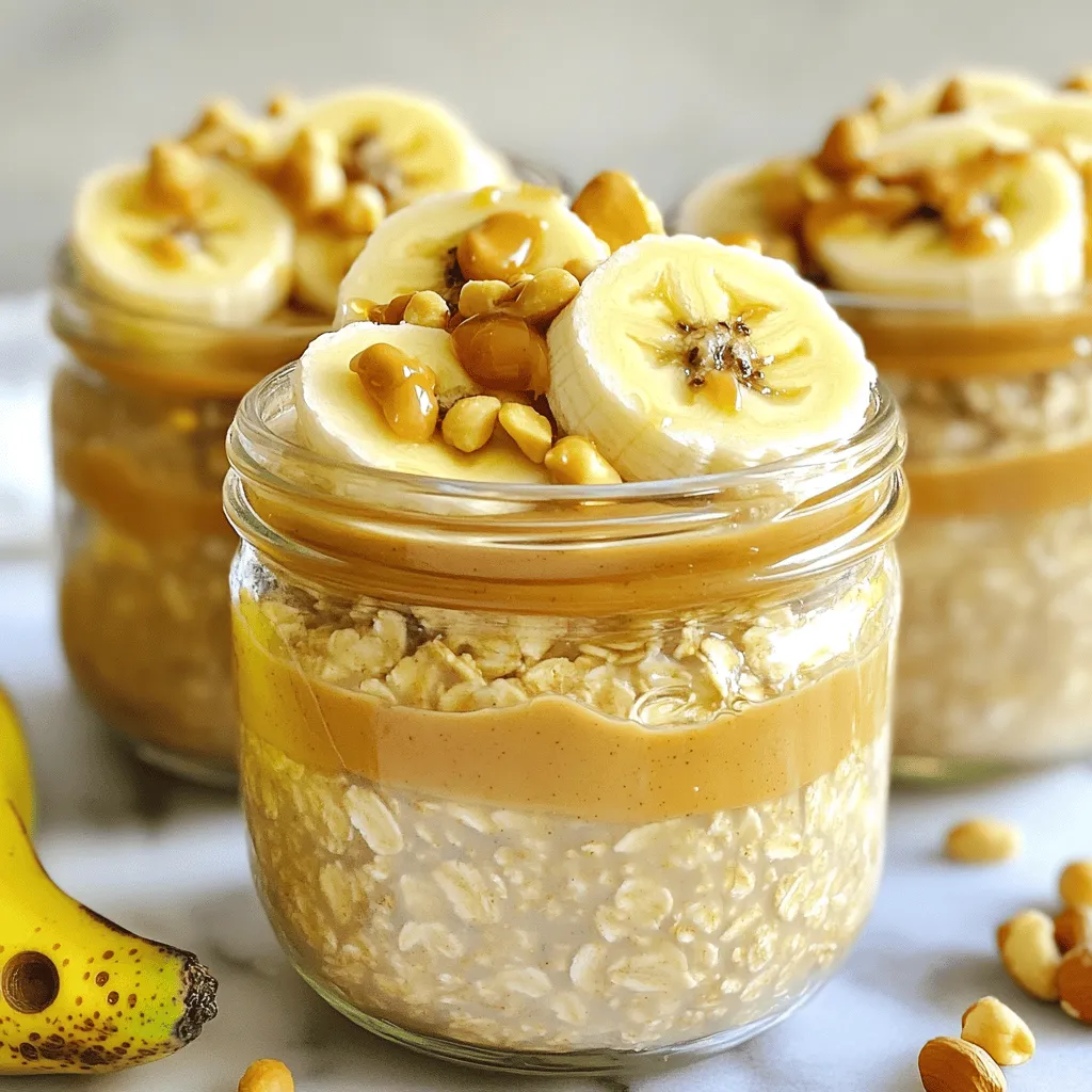 Peanut Butter Banana Overnight Oats Easy and Delicious