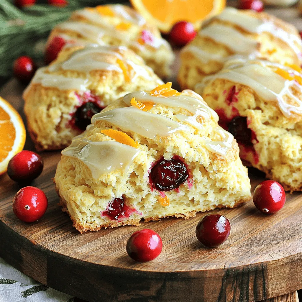 Cranberry Orange Scones Delightful Morning Treat