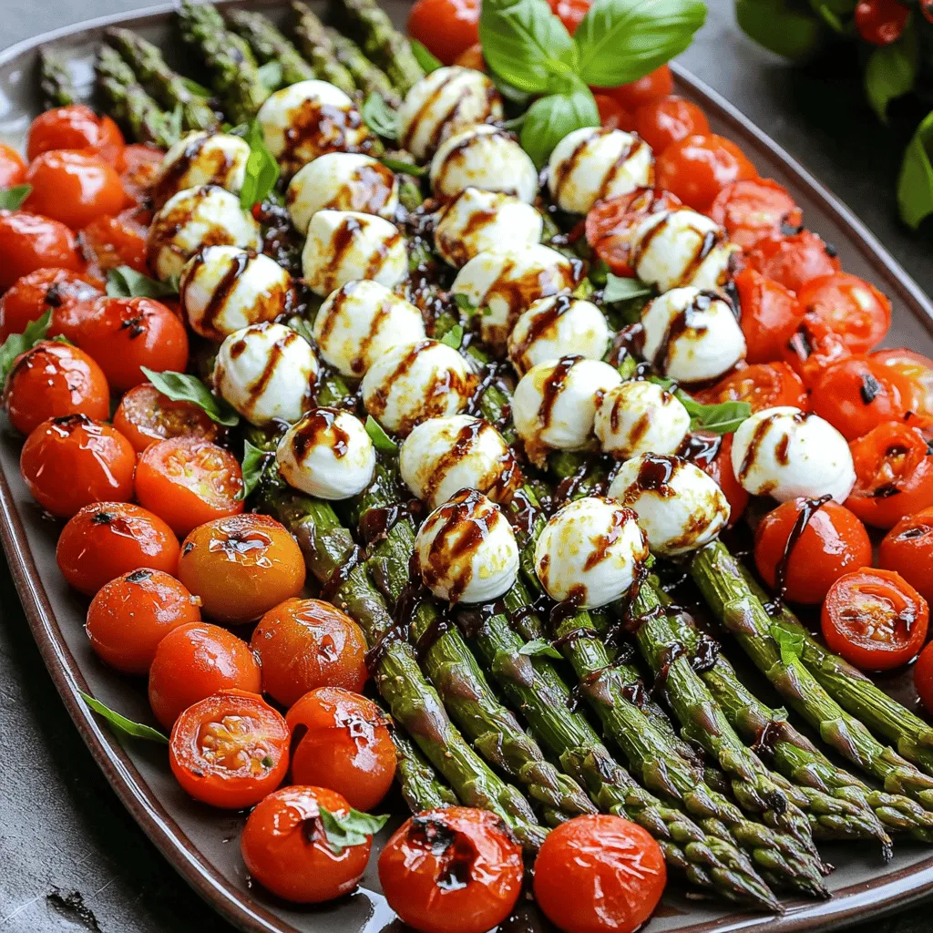 Roasted Caprese Asparagus Flavorful and Easy Delight