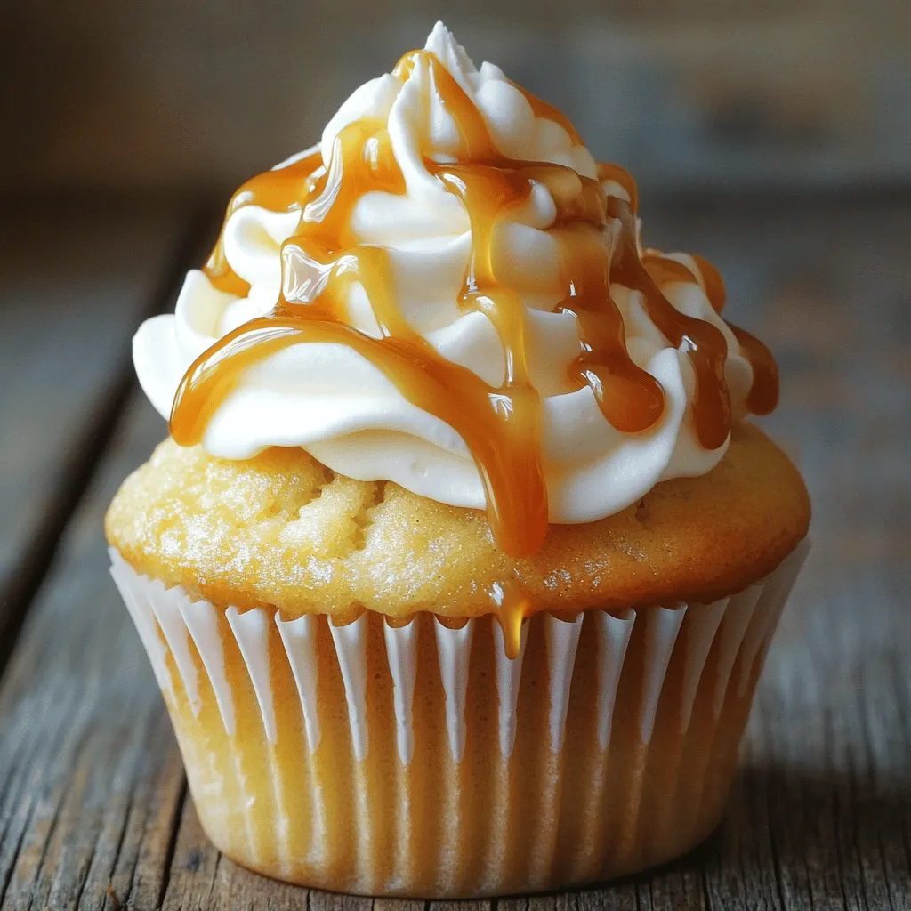 Caramel Macchiato Cupcakes Delightful Coffee Treat