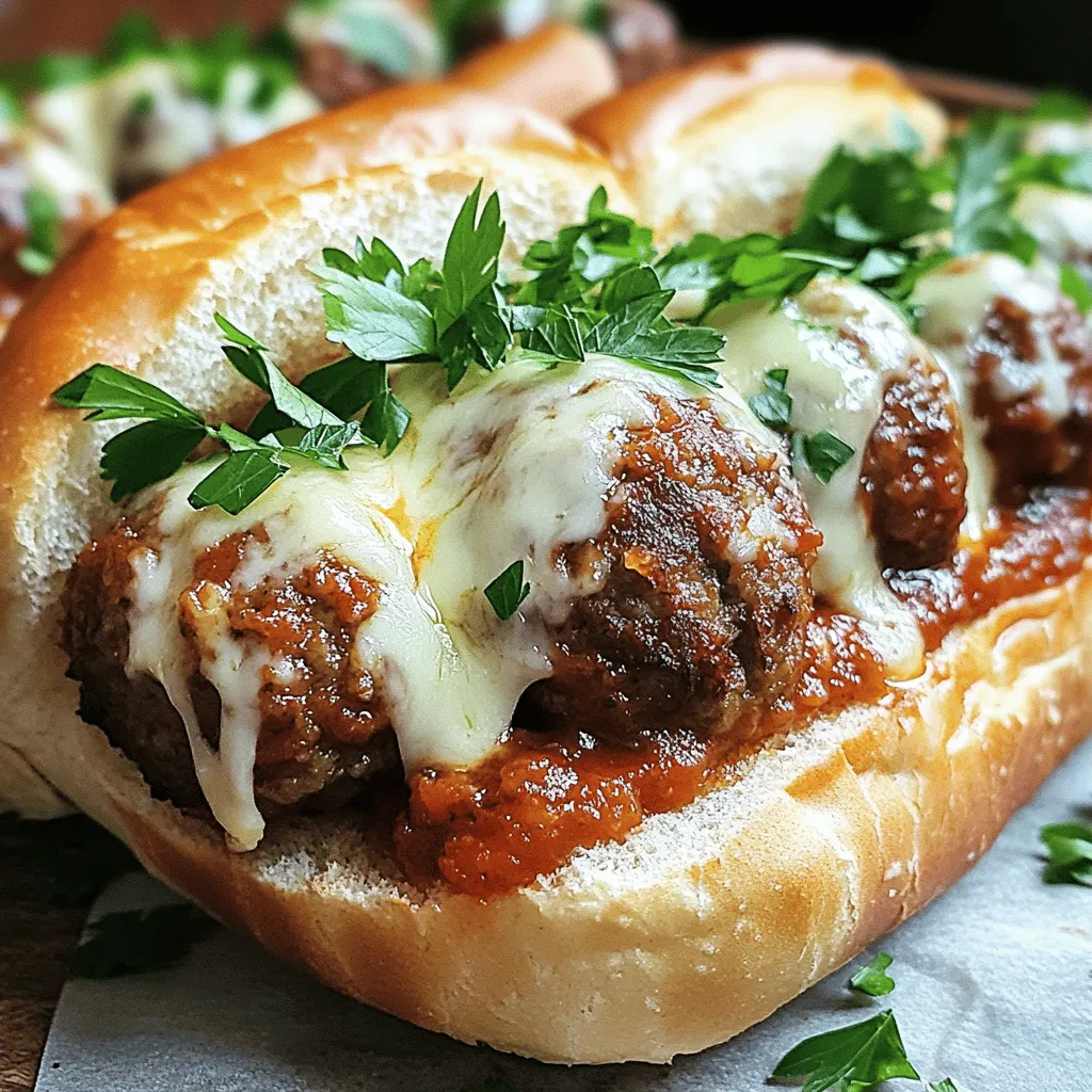 To make a great beefy meatball sub, you need quality ingredients. Here are the must-haves for your meatball sub recipe.